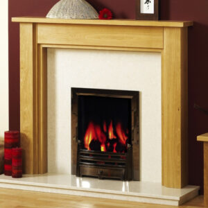 linden solid oak fireplace surround