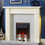 olivia painted fireplace surround