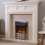 paris painted wood fireplace surround