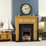 paris solid oak fireplace mantel
