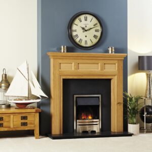 paris solid oak fireplace mantel