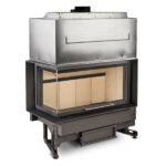 rocal g 300 corner fireplace wood