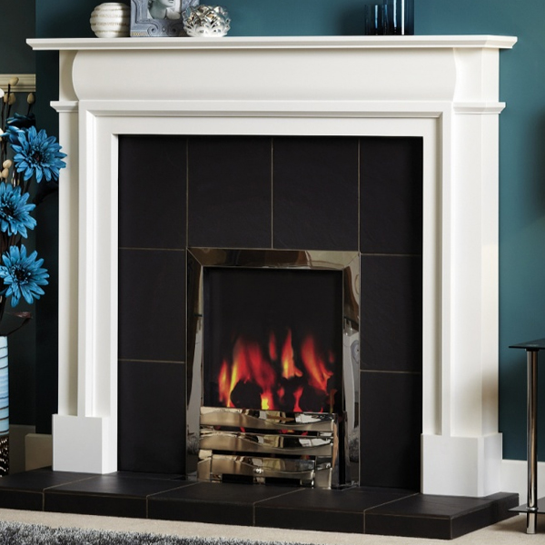 sophie painted fireplace surround