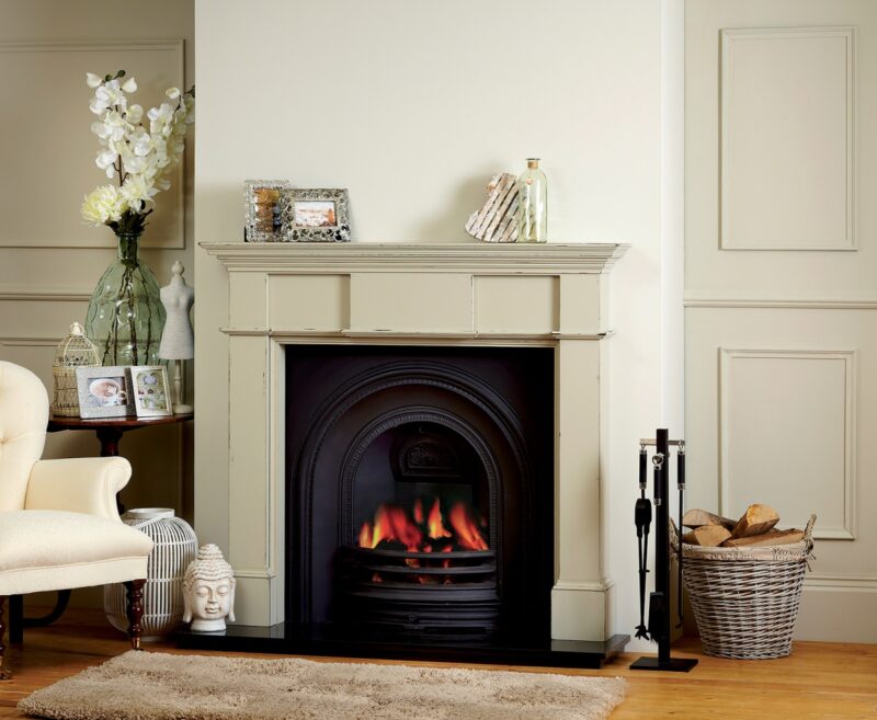 weymouth painted fireplace mantel