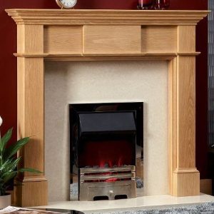 weymouth solid oak fireplace surround