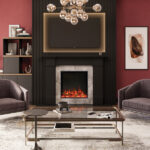 Gazco eStudio 60 With Fireplace Mantel