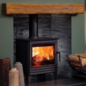 Deep Character Non Combustible Timber Effect Fireplace Beam