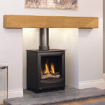 newman telford oak fireplace beam