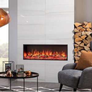 E Studio 85R With Optional Silver Birch Fuel Effect 1