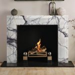 Manhattan Classic Reduced 54 Lilac Viola Marble Fireplace Surround MAIN