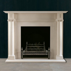chesneys fairfax limestone fireplace surround