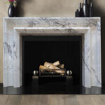 chesneys luna marble fireplace surround