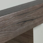 dark oak effect beam detail