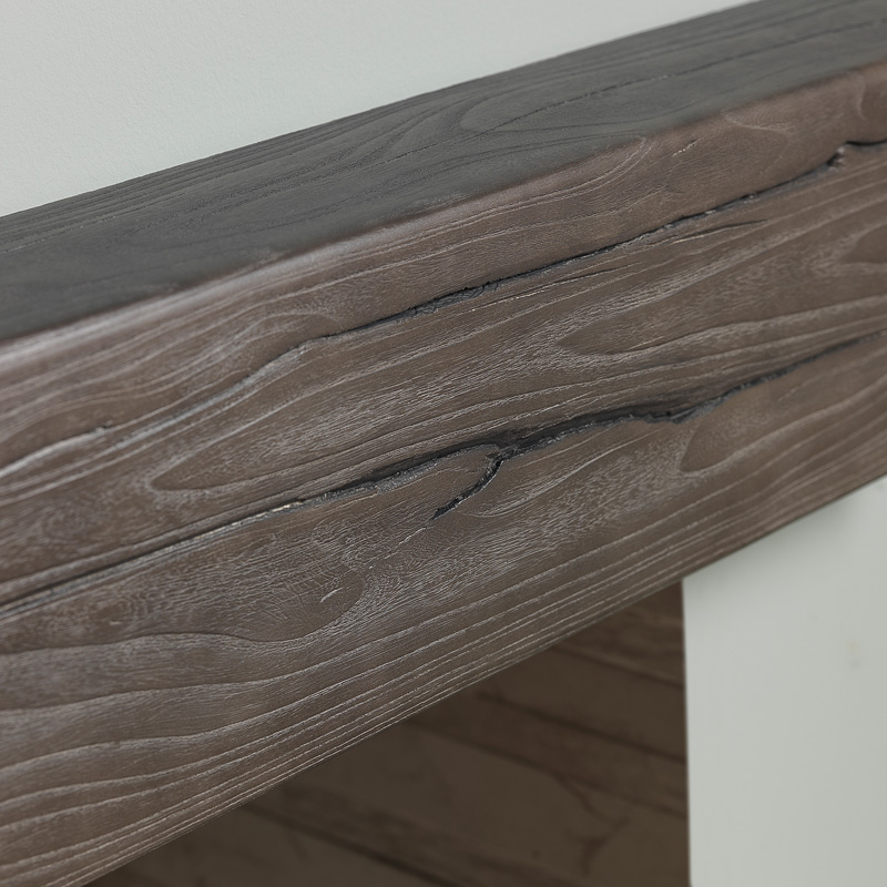 dark oak effect beam detail