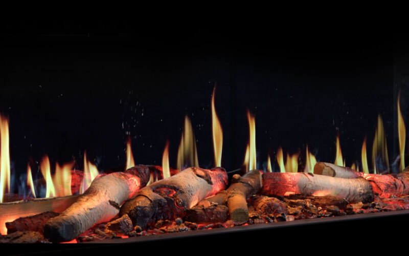 fusion electric fire closeup