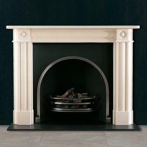 Chesneys Regency Bullseye 57" Limestone Fireplace Surround