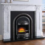 Cast Tec Verona Corinthian Carrara Marble Fireplace CU