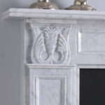 Cast Tec Verona Corinthian Carrara Marble Fireplace CU2