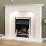 avalade limestone fireplace surround