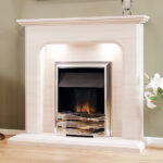 birre limestone fireplace surround