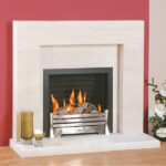 faro limestone fireplace surround