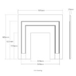 sophia steel fascia dimensions drawings