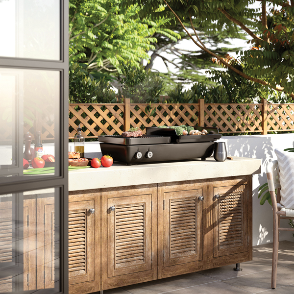 Ferleon Outdoor Gas Cooker In Kitchen