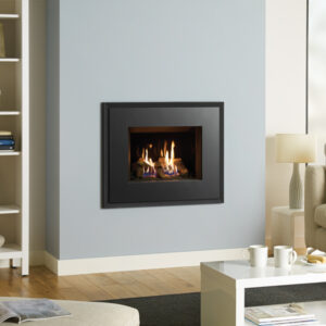 Gazco Riva2 500 Balanced Flue Evoke Steel Full 1