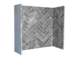 grey herringbone
