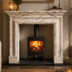 Salisbury Bolection 58 Arabescato Marble Fireplace Surround - Polished MAIN View