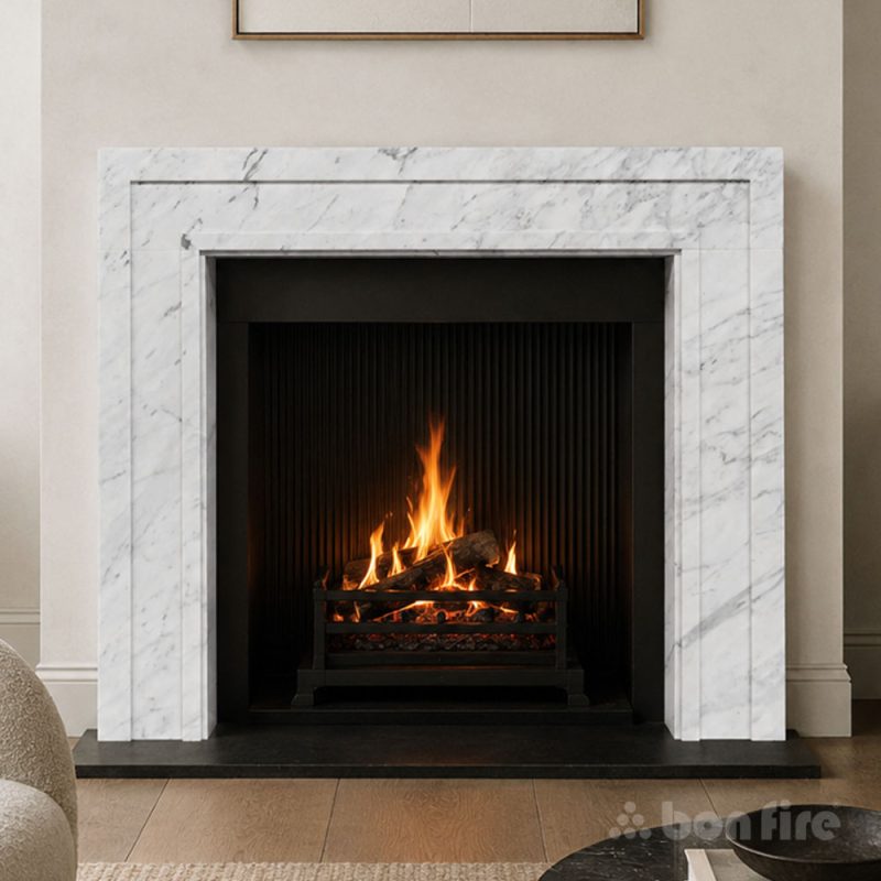 Shoreditch 52 Carrara Marble Fireplace Surround MAIN