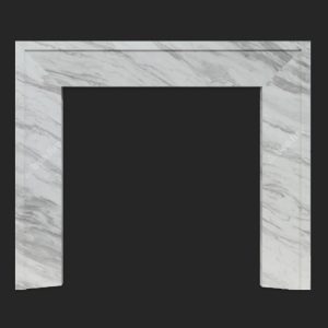 Stockholm Volakas Natural Marble Fireplace Surround
