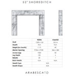 shoreditch marble fireplace dims
