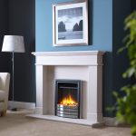 Charlton Jenrick 4D Ecoflame 16 Inch Black Silver Elite Fascia