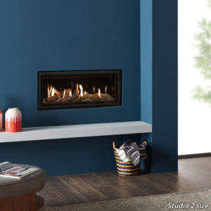 Gazco Studio 2 Edge Cool Wall Kit Roomset