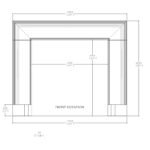 kent bolection dimensions