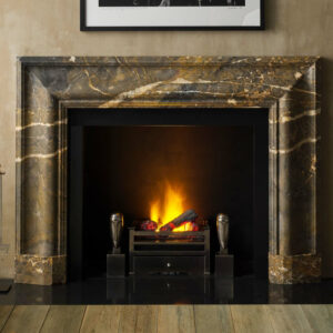 milo marble fireplace surround