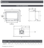 Stovax Vogue 700 Inset Woodburning Fire Sizes