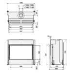 barbas 90 60 gas fire dimensions