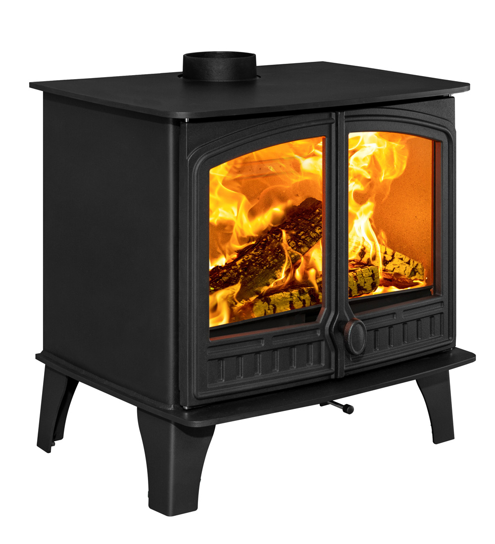 Hunter Herald 14 Double Door Wood Burning Stove — Bonfire
