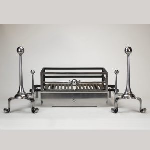 Chesneys Byron Forged Steel Fire Basket For Firedogs