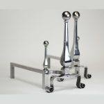 Burton Forged Steel Andirons +&pound;919.00