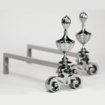 Faraday Forged Steel Andirons +&pound;1,019.00