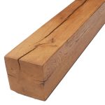 light oak natural fireplace beam