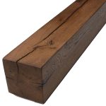 medium natural oak fireplace beam