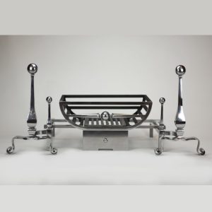 Chesneys Morris Forged Steel Fire Basket For Firedogs