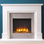 danielle fireplace white