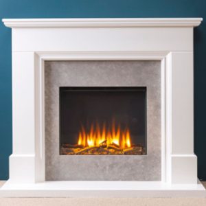 danielle fireplace white