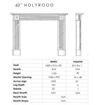 63 holyrood dimensions