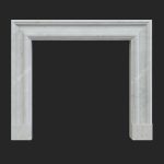 Bolection Bianca Carrara Natural Marble Fireplace Surround Honed